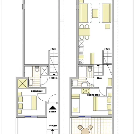 Apartment 2 Bedroom 50 Meters From The Siviri